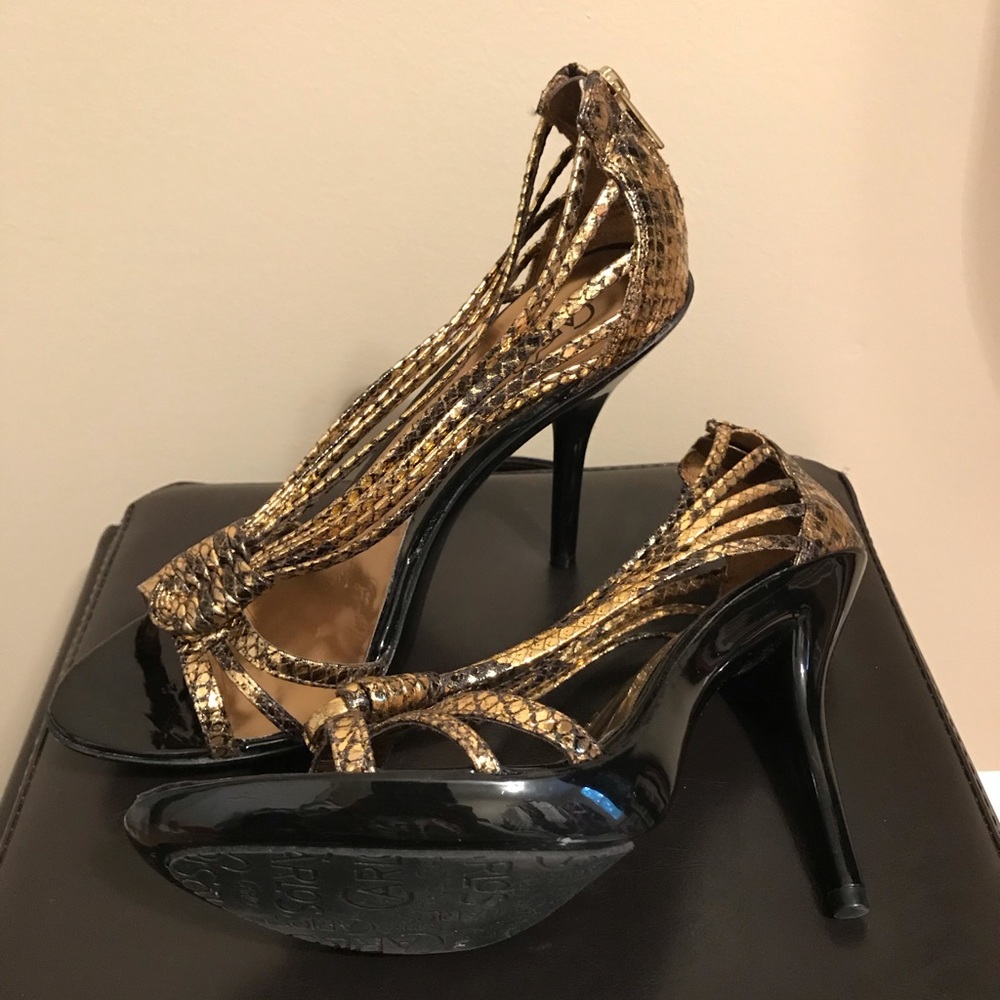 NWOB Carlos Santana Snake Print Heel - Picture 2 of 8